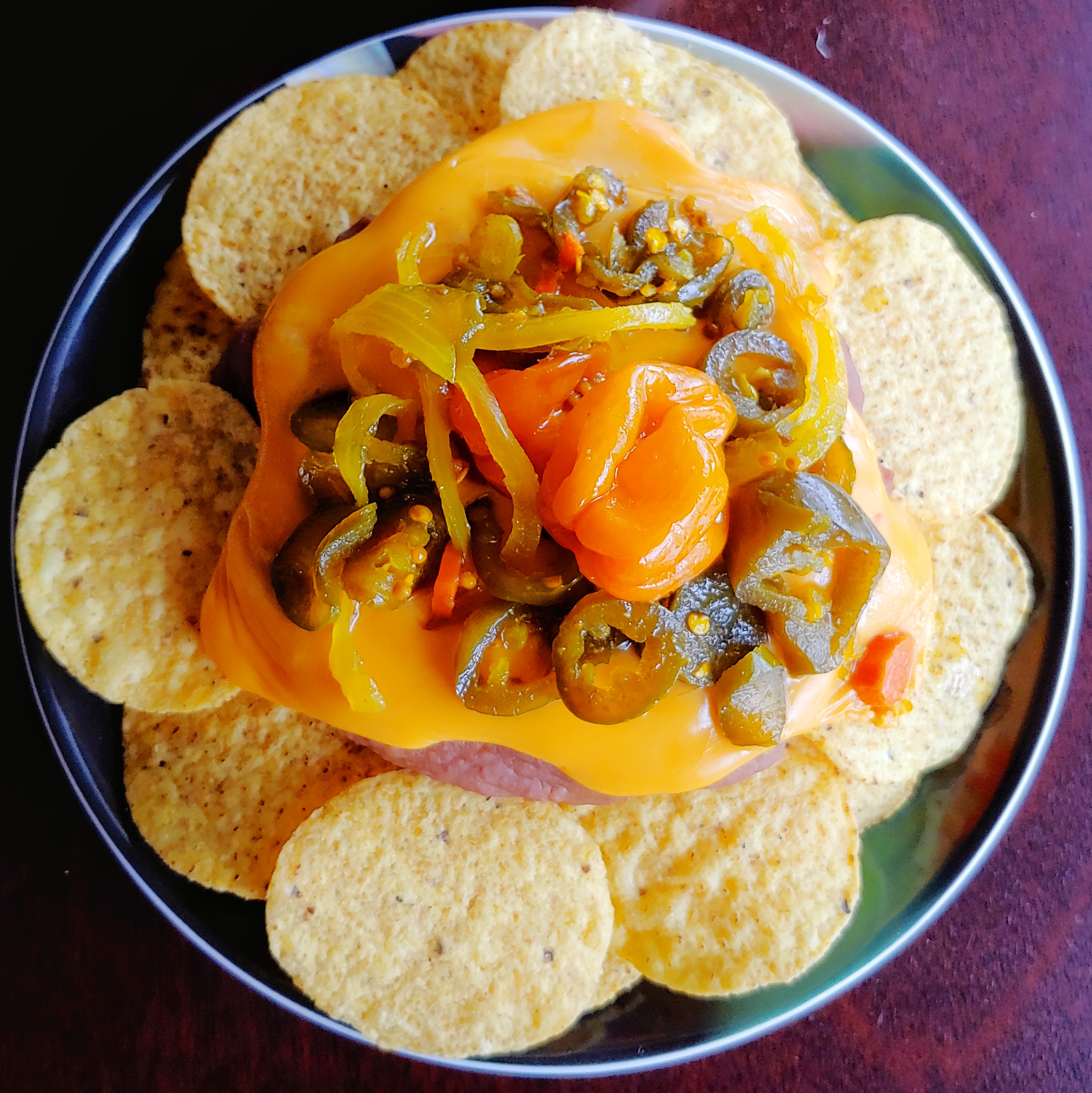 Bean And Cheese Nachos Cooking In Action