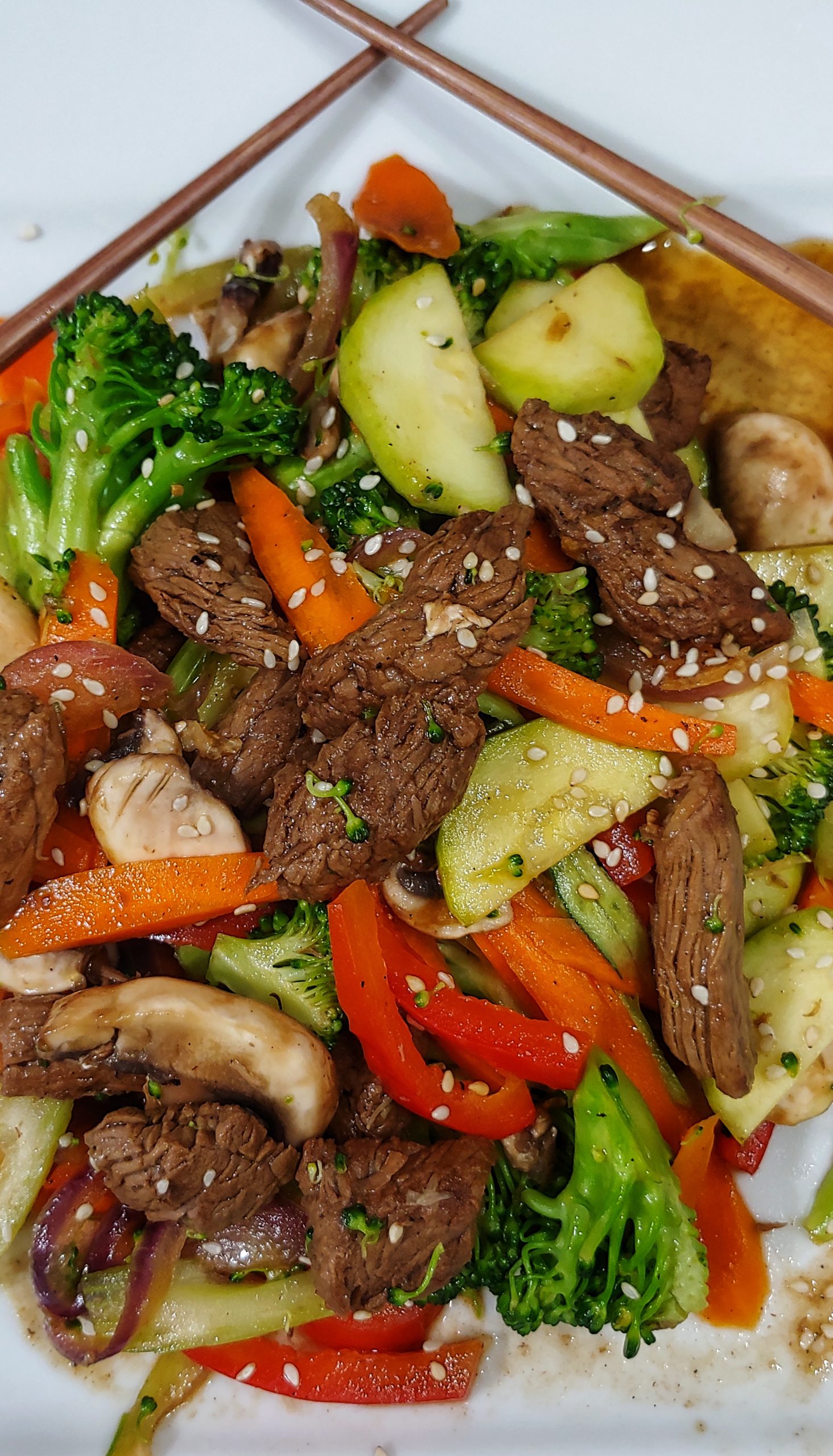 Beef and Vegetable Stir Fry - Cooking In Action